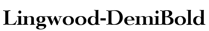 Lingwood-DemiBold