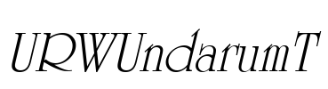 URWUndarumT Font Image