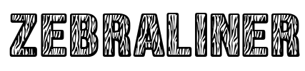 Zebraliner Font Image
