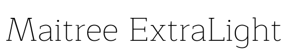 Maitree ExtraLight
