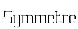 Symmetre Font Image