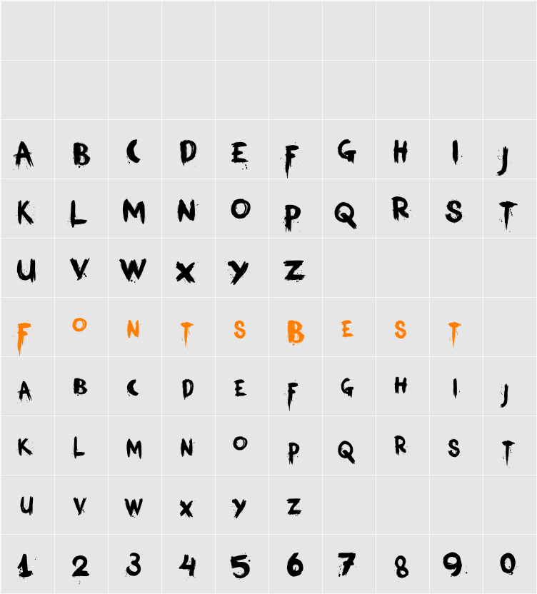 Kerberos Fang Character Map