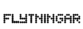 Flytningar Font Image