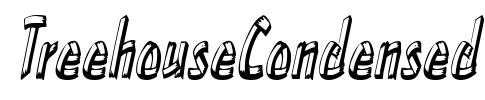 TreehouseCondensed Font Image