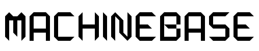 Machinebase Font Image