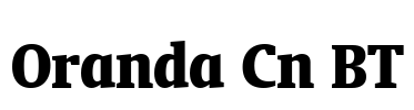 Oranda Cn BT Font Image