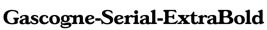 Gascogne-Serial-ExtraBold