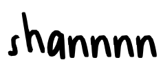 shannnn Font Image