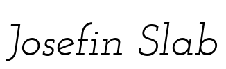 Josefin Slab