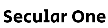 Secular One Font Image