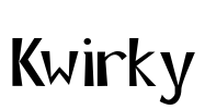 Kwirky Font Image
