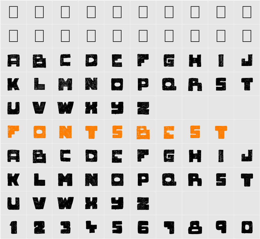 Novlang Character Map