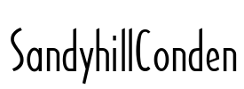 SandyhillConden Font Image