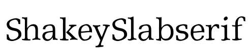 ShakeySlabserif