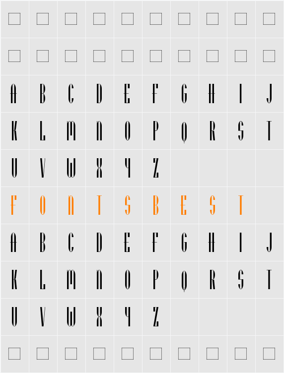 Utusi Star Character Map