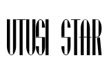 Utusi Star Font Image