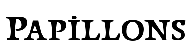 Papillons Font Image