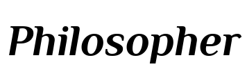 Philosopher Font Image