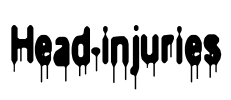 Head-injuries Font Image