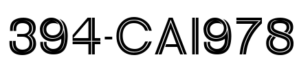 394-CAI978