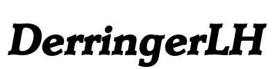 DerringerLH Font Image