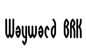 Wayward BRK Font Image