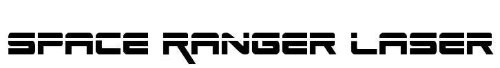 Space Ranger Laser Font Image