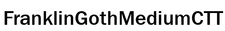 FranklinGothMediumCTT