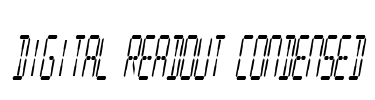Digital Readout Condensed