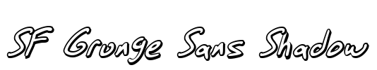 SF Grunge Sans Shadow