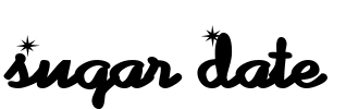 Sugar Date Font Image