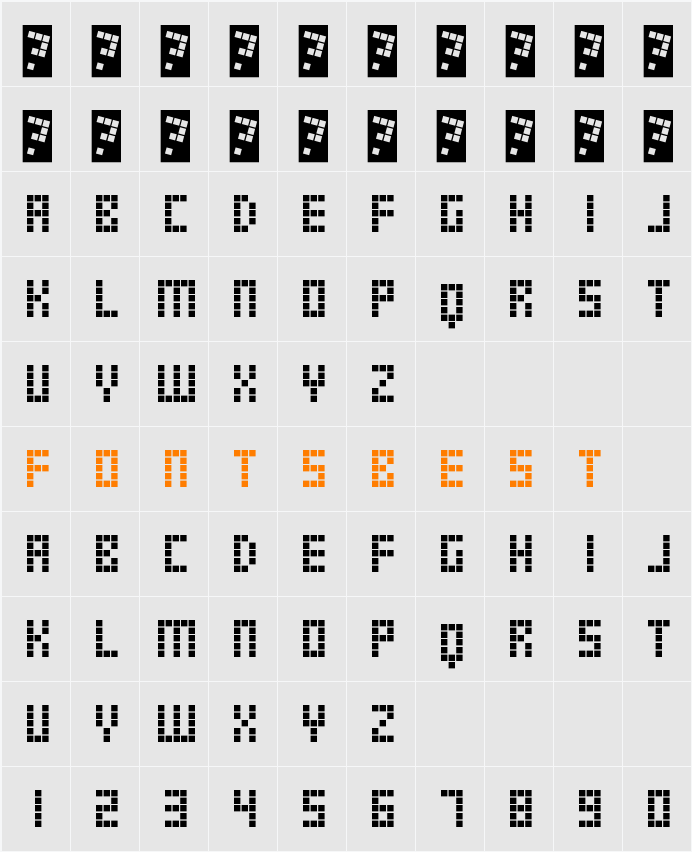 TRS Million Character Map