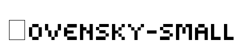 Kovensky-small Font Image