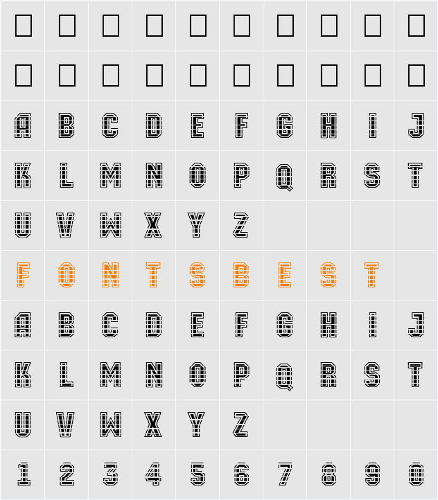 a_MachinaOrtoMltGr Character Map