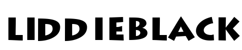 LiddieBlack Font Image