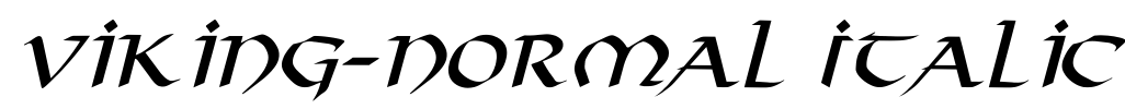 Viking-Normal Italic