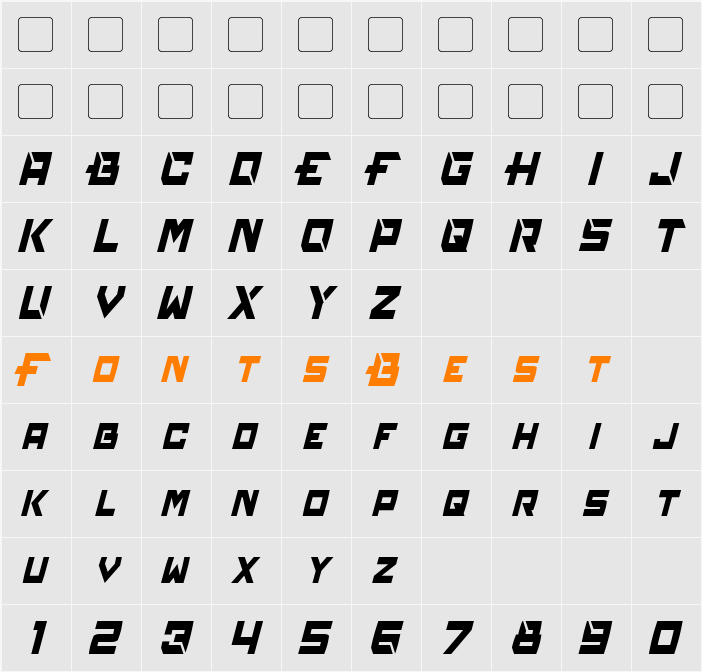 Reconstruct Condensed Character Map