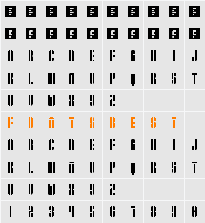 Operation Character Map