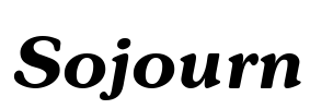 Sojourn Font Image