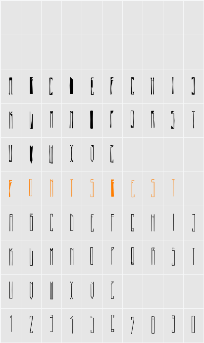 Pasta Simpla Character Map
