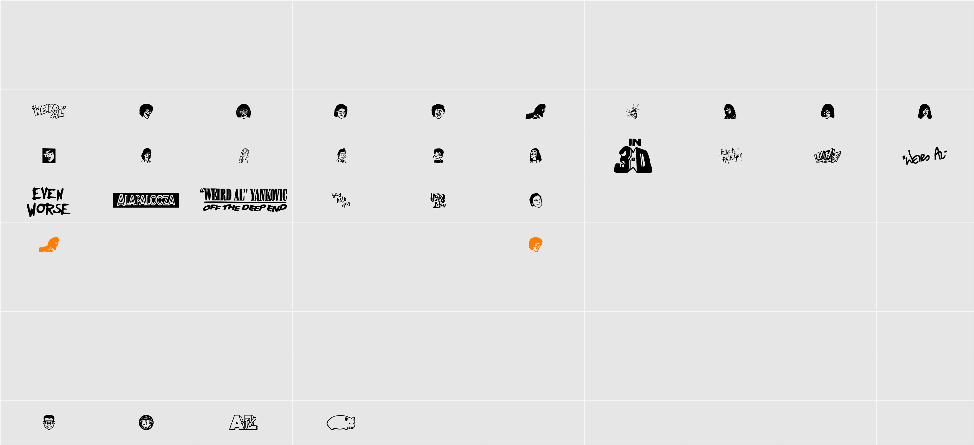 Weird Al Yankobats Character Map
