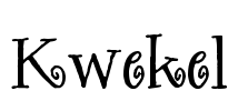 Kwekel Font Image