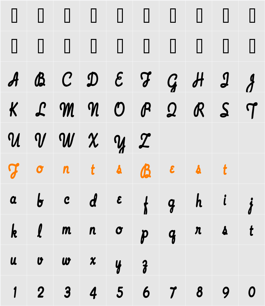 BoundForGlory Character Map