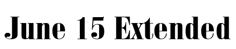 June 15 Extended