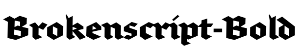 Brokenscript-Bold