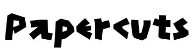 Papercuts Font Image