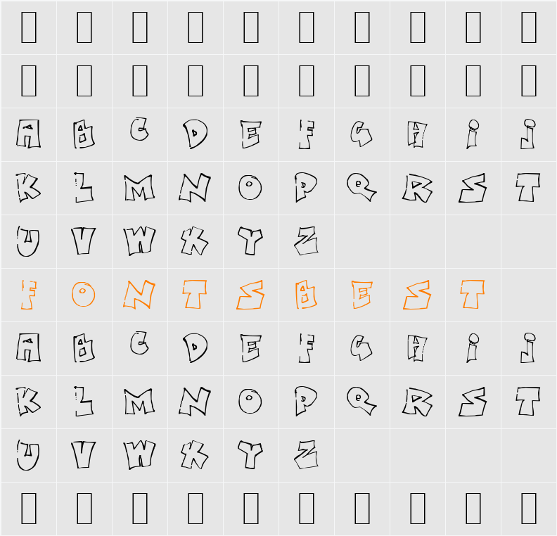 Bored Schoolboy Character Map