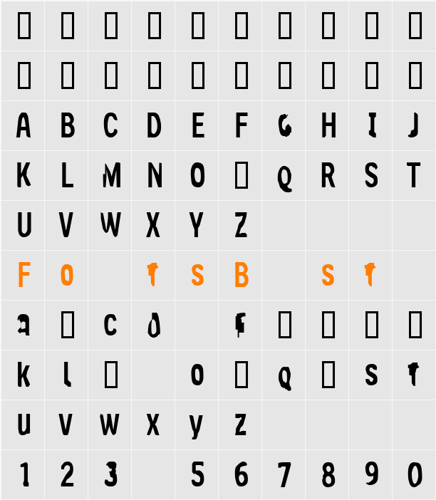 Slim Jim [part one] Character Map