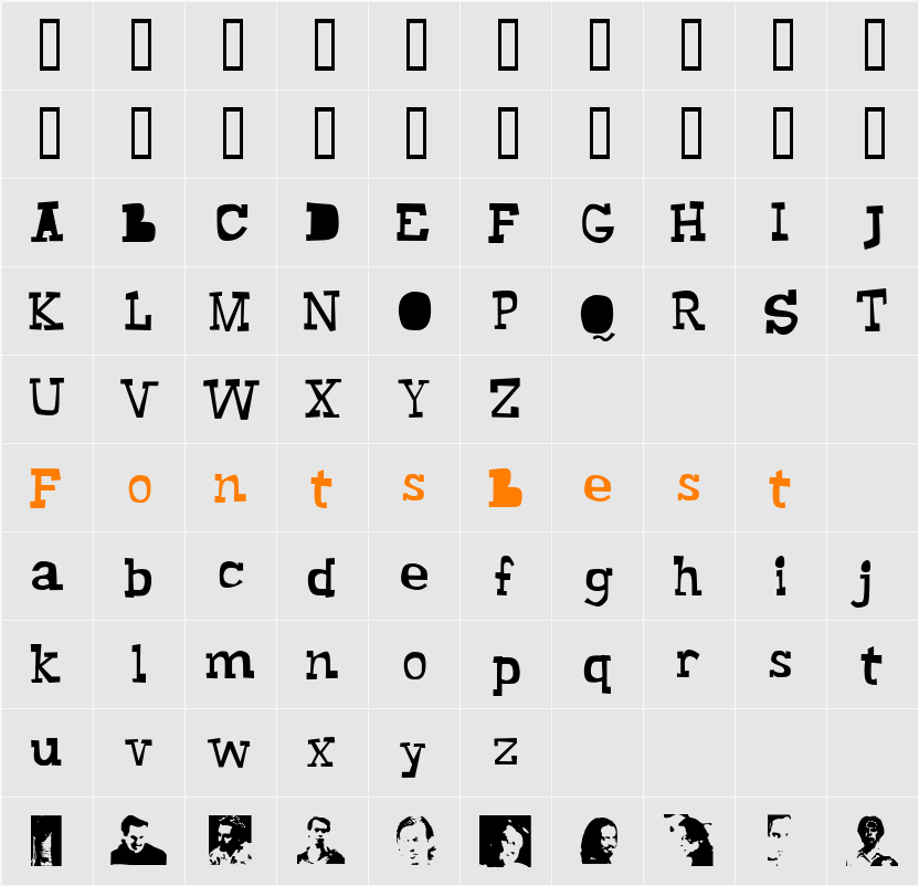 Socket Character Map