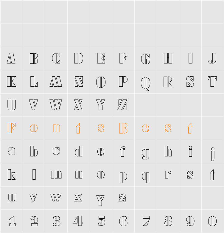 Dekoblack-Open Character Map